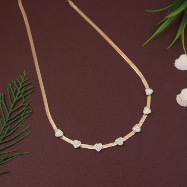 The Serpentina Heart Choker – Anti-Tarnish Finish