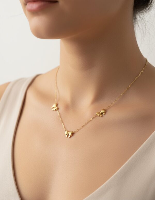 The Golden Pollinator Station Necklace – Anti-Tarnish Finish
