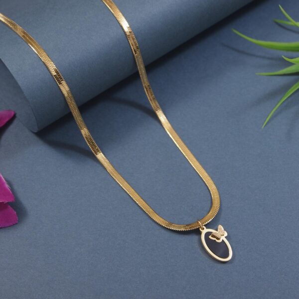 The Sovereign Butterfly Choker – Anti-Tarnish Finish