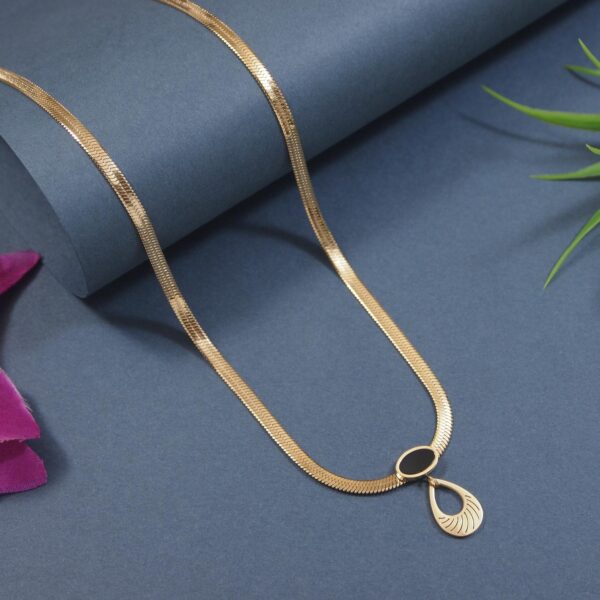 The Modernist Drop Choker – Anti-Tarnish Finish