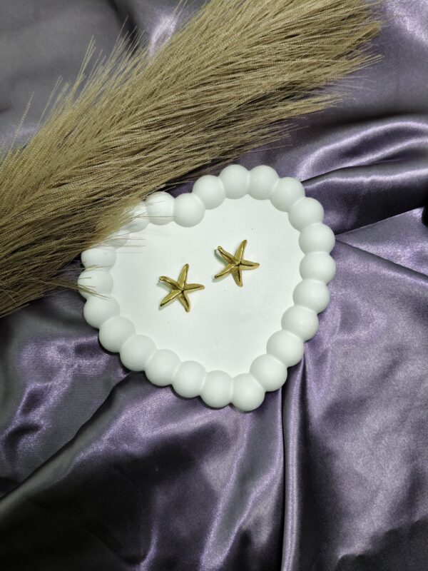 Tropical Starfish Stud Earrings – Anti-Tarnish Gold