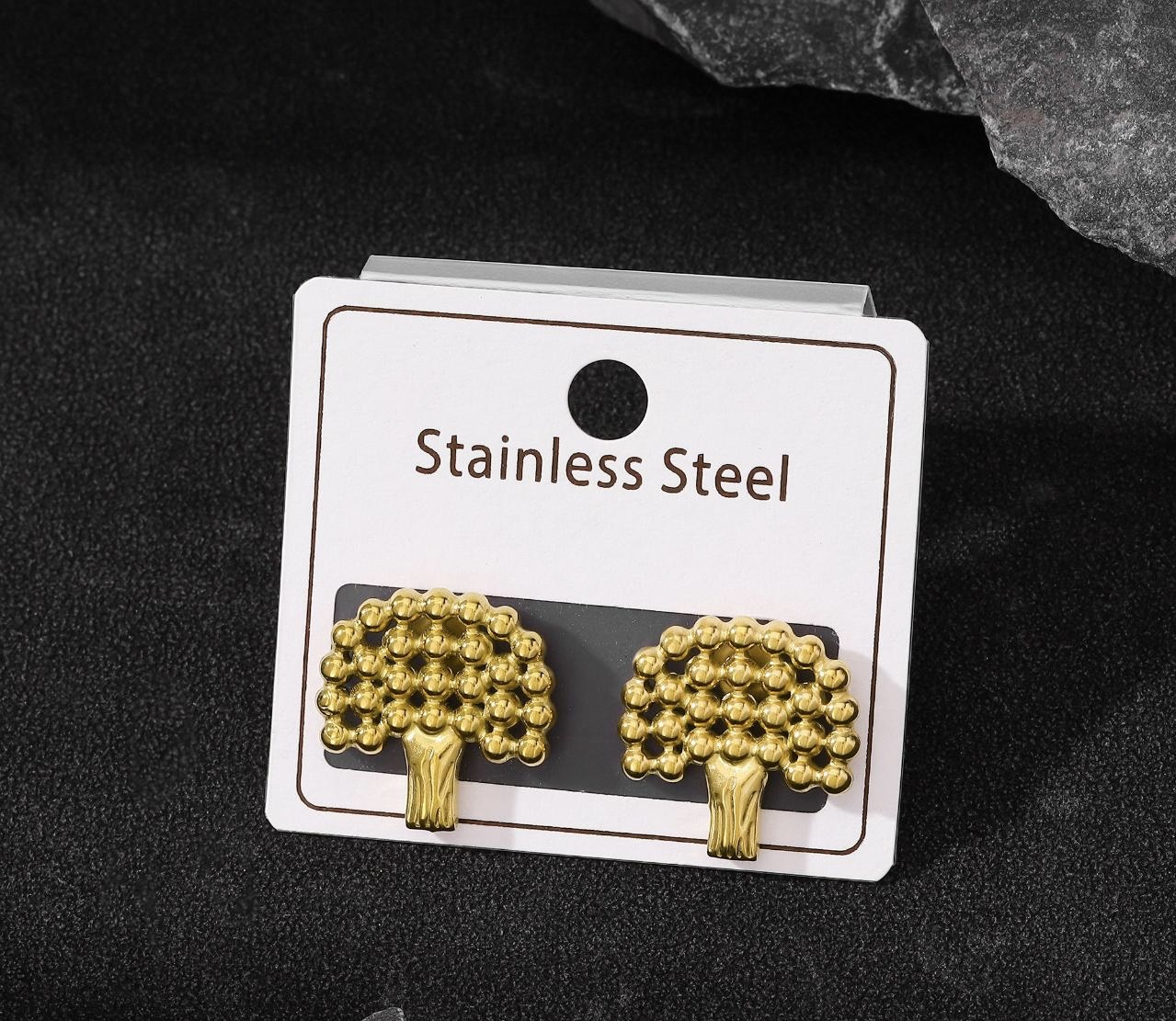sculptural-gold-tree-of-life-studs-stainless-steel