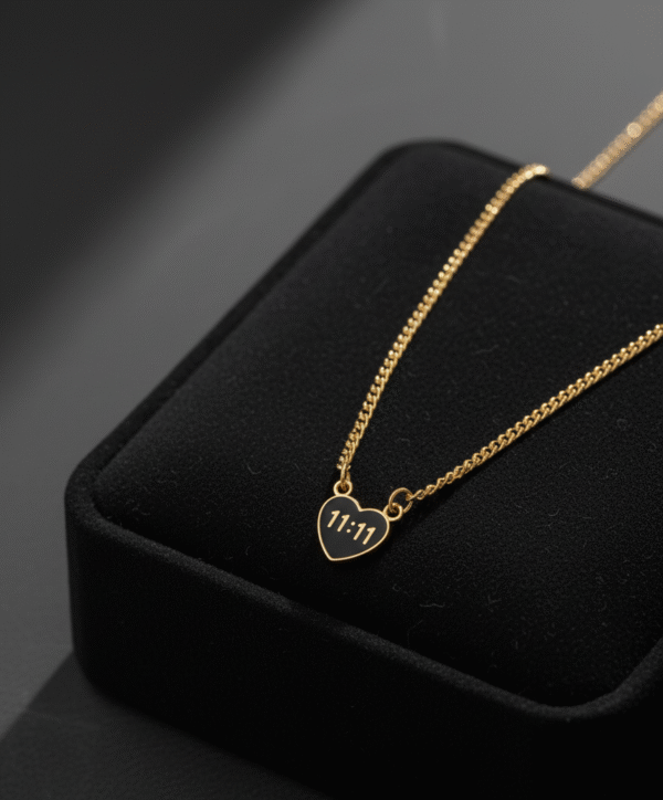 The 11:11 Anti-Tarnish Heart Necklace