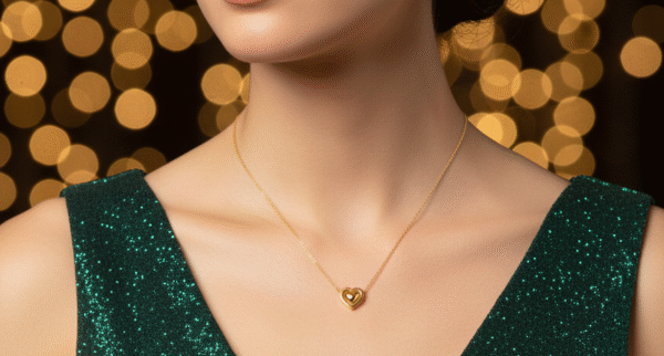 The Locket Heart Minimalist Necklace – Anti-Tarnish Finish