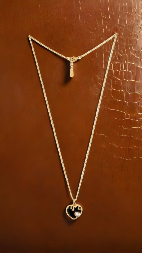 The Liquid Love Heart Necklace – Anti-Tarnish Chain