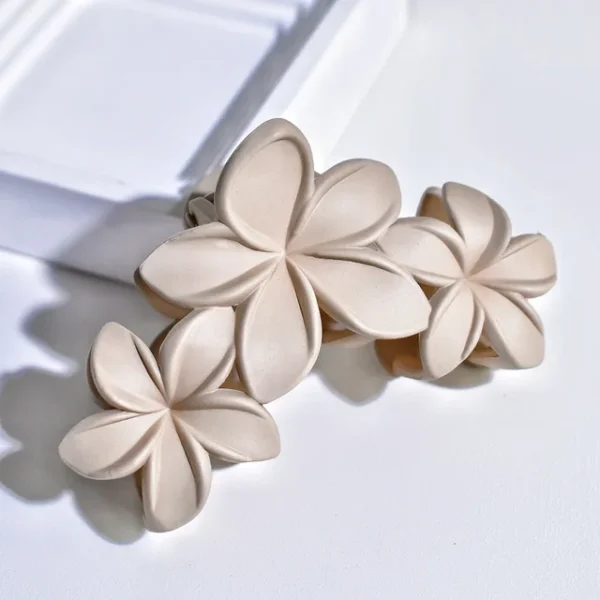 Triple Nude Matte Plumeria – Soft Floral Statement