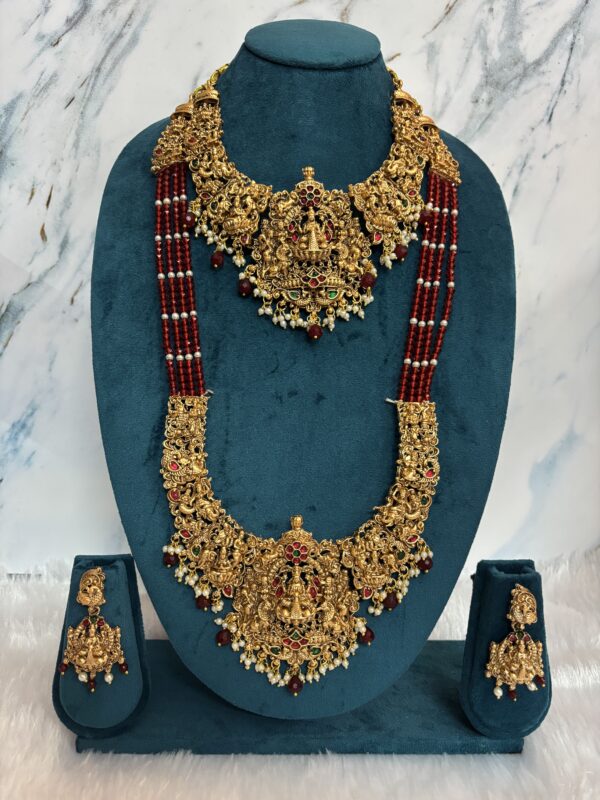 Royal Lakshmi Temple Bridal Jewellery Set
