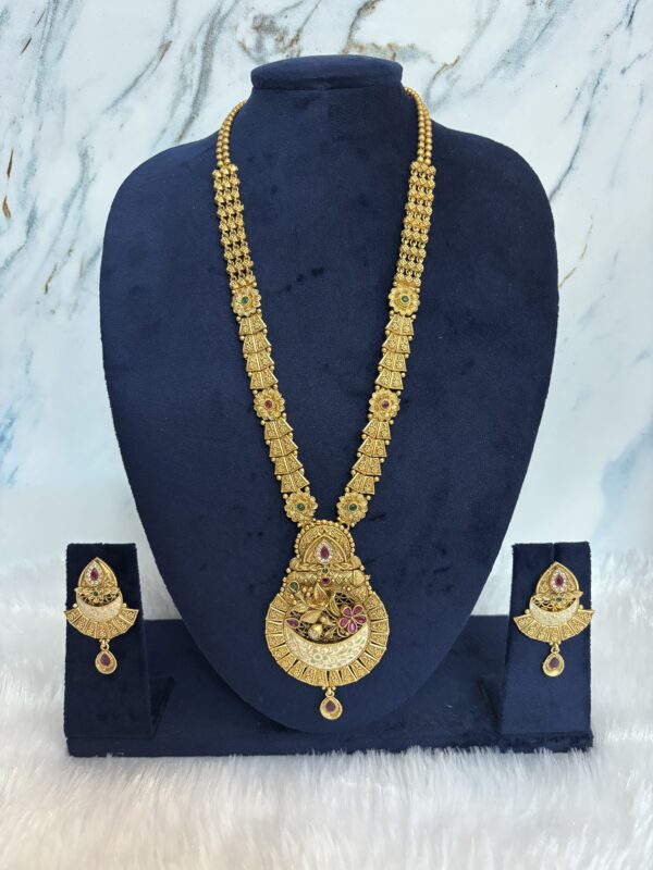 Divine Shringar Antique Temple Haram Set