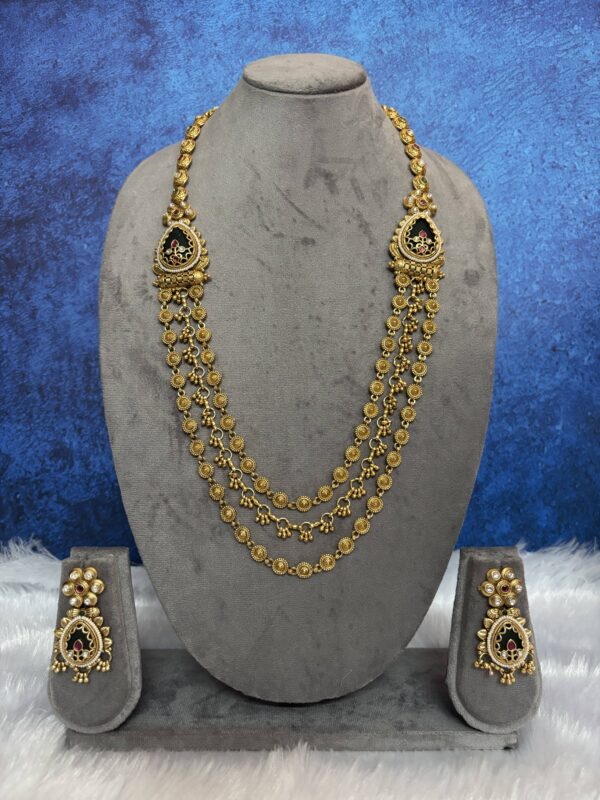 Trinity Grace Antique Layered Temple Haram Set