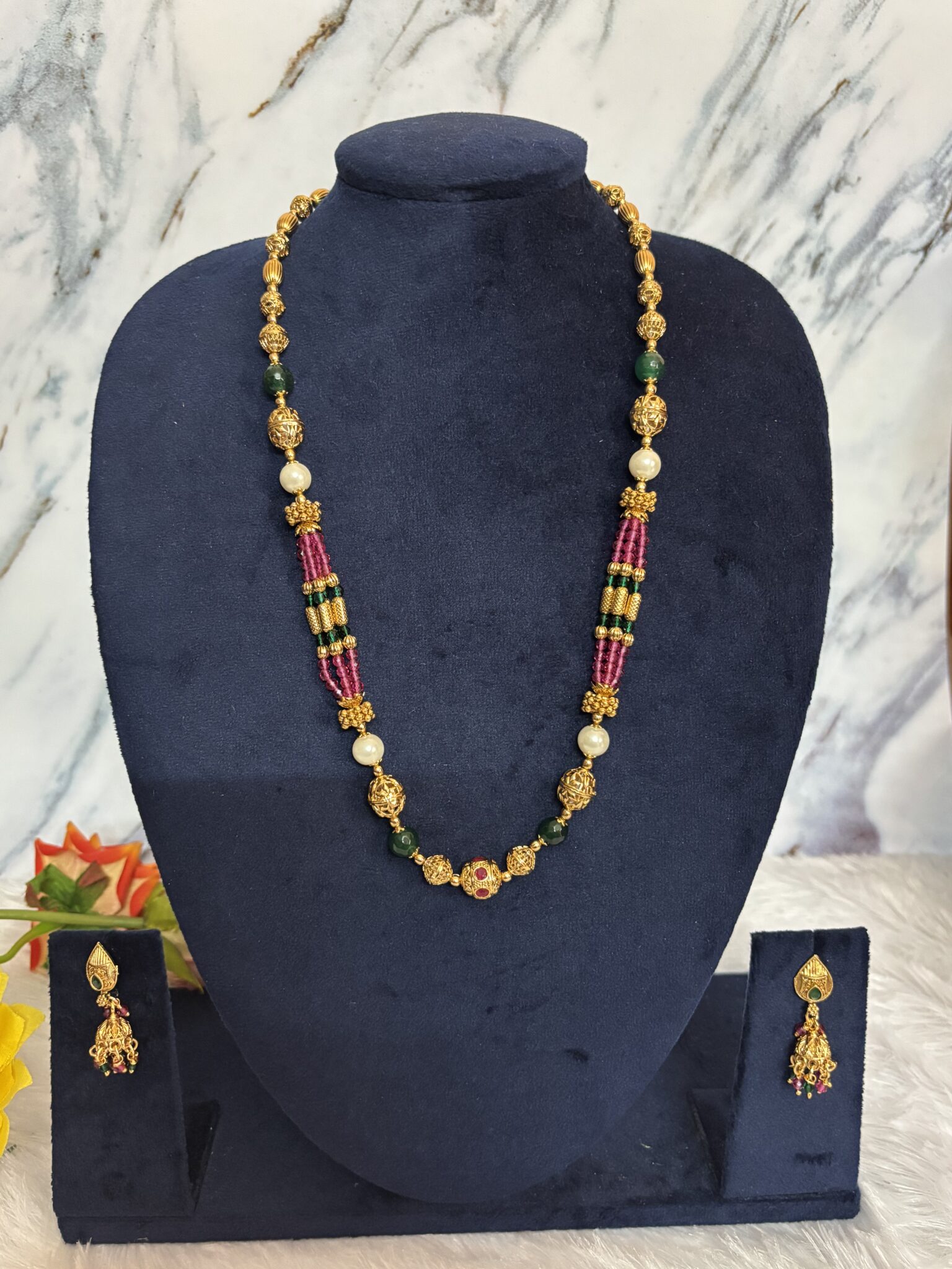 ruby-emerald-bead-temple-mala-set