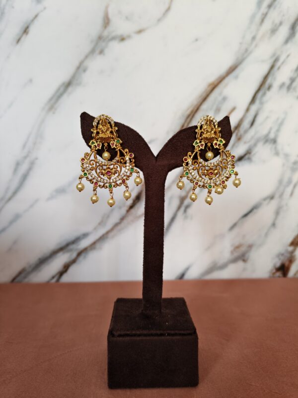 Lakshmi Pearl Chandbali Jhumkas