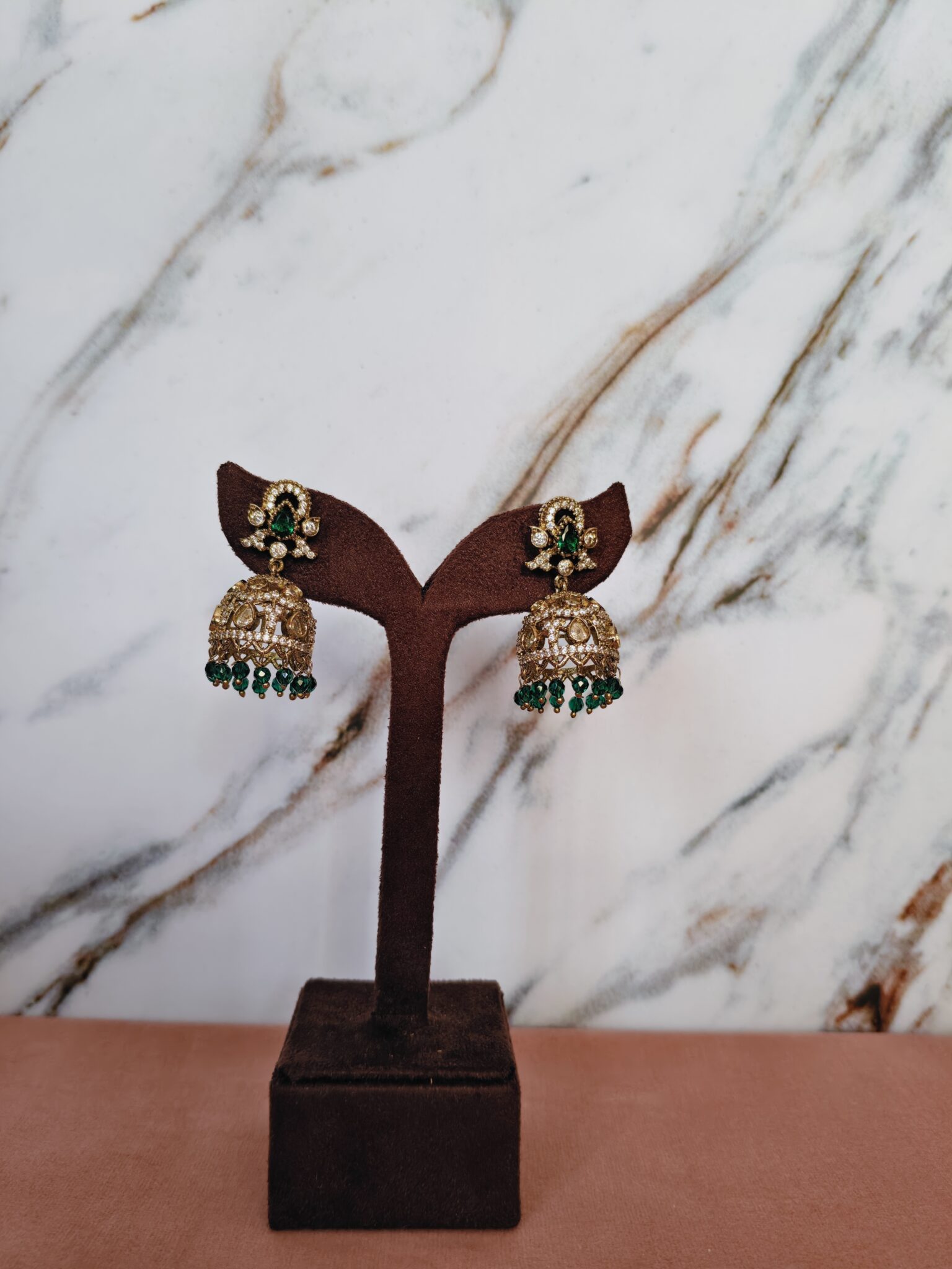 emerald-drop-dome-jhumkas