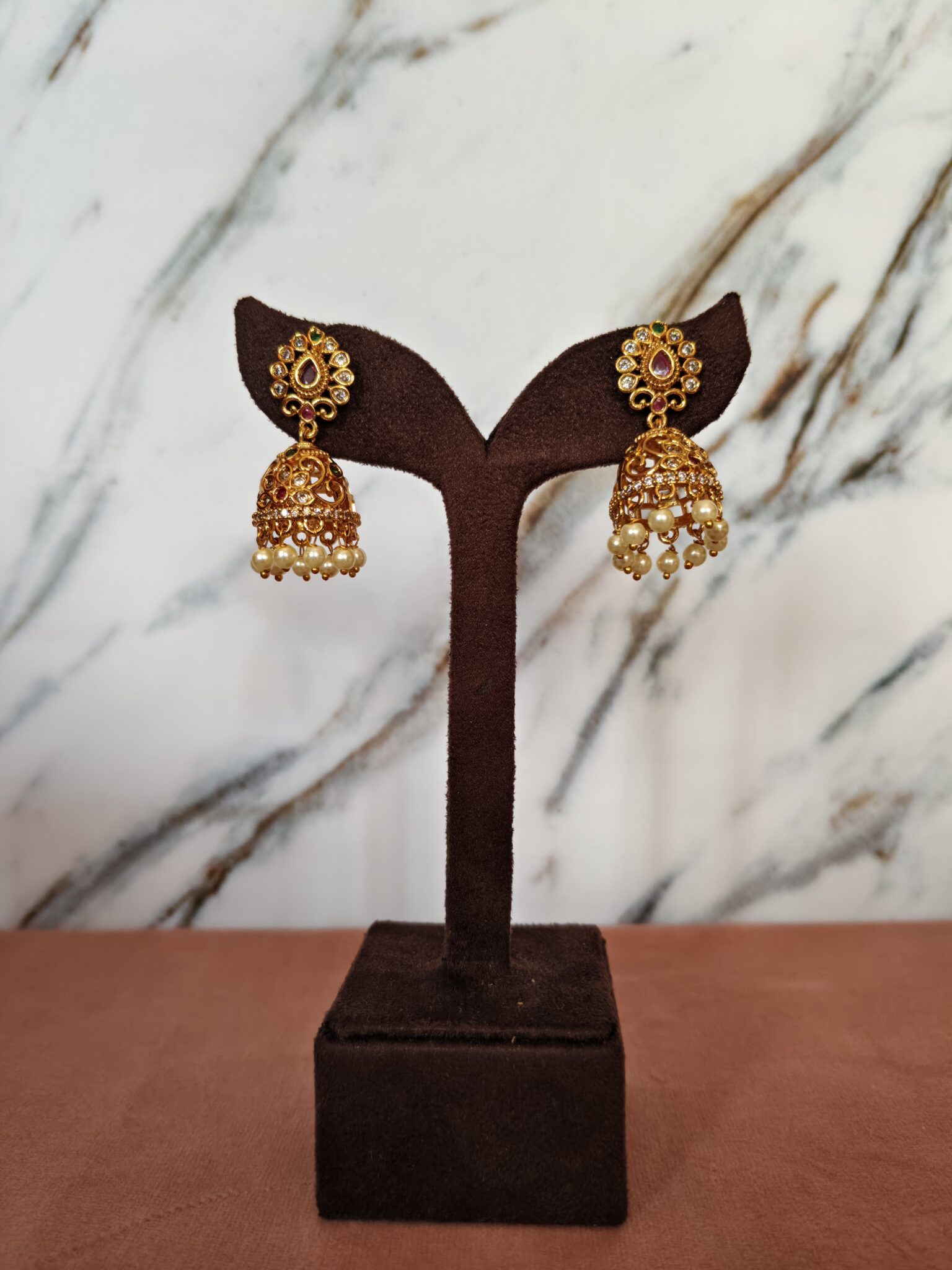 gold-pearl-drop-jhumkas